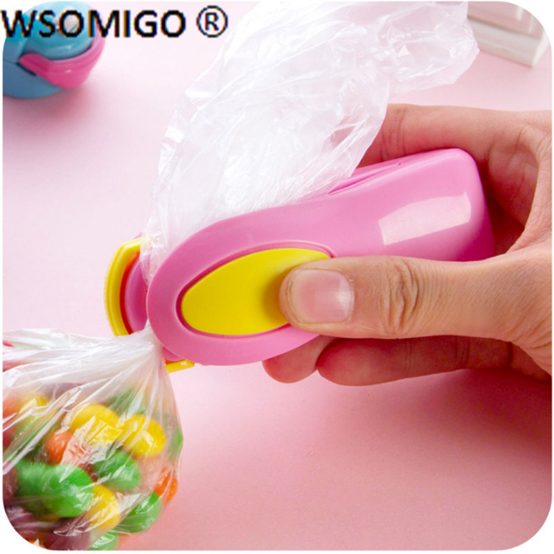 Kitchen Accessories Cozinha Portable Mini Sealing Machine Home Bag Heat Sealer Food Vacuum clip Sealer Kitchen Utensils Gadget-S