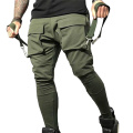 2020 Men Streetwear Pants Black Harem Pants Light Men Punk Pants Ribbons Casual Slim Jogger Pants Men Hip Hop Trousers