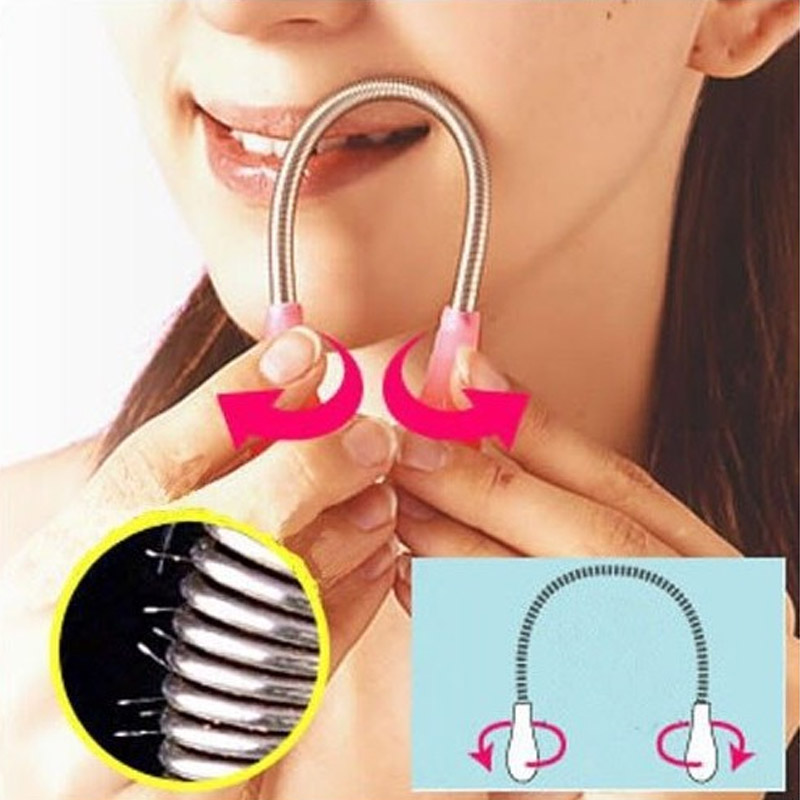 Women Facial Hair Cleaner Removal Threading Sticky Daily Face Clean Tools Makeup Tools Women Face Cleaning Tools