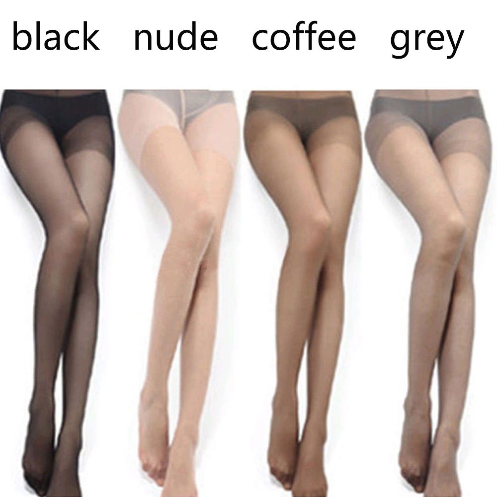 1 Pair Women Sexy Full Foot Sheer Tights Stocking Panties Pantyhose Nylon Sheer Stockings Long Stockings 4 Colors