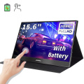 15.6 inch touch screen monitor portable 1080P ips hd usb type c display rechargeable battery monitor for laptop phone PS4 XBOX