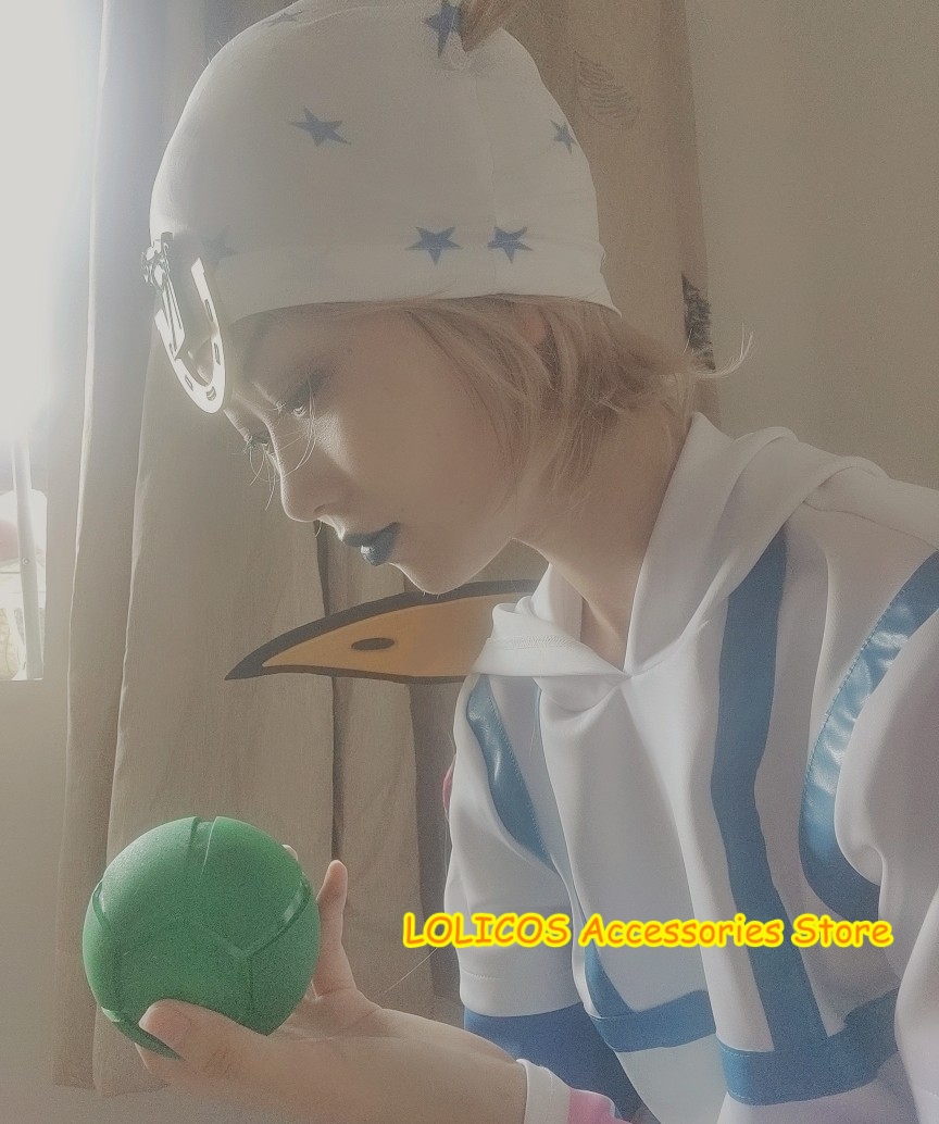 Anime JoJo's Bizarre Adventure Run Gyro Zeppeli Iron Steel Ball Ruimones Cosplay Costume Acrylic EVA Props Game Accessories Gift