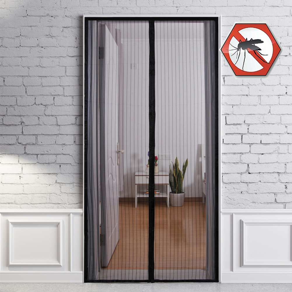 Anti Mosquito Insect Fly Bug Curtains Magnetic Velcro Tape Mesh Net Automatic Closing Door Screen Kitchen door Curtains
