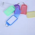 24pcs Multicolor Plastic Key Fobs Luggage ID Tags Labels with Key Rings (Mixed Color)