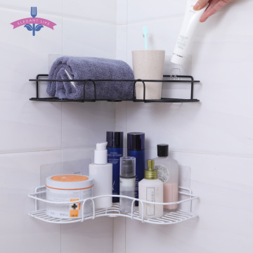 Shelves Showers Bathroom Shelf Metal Storage Rack Stainless Steel Punch-Free Firm Kitchen Fitted Wall Storage Organizer Rack