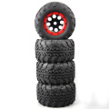 4Pcs/Set 1:8 Scale Bigfoot Monster Truck Tires and Wheel Rims with 17mm Hex fit TRAXXAS RC Car Model Accessories