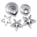 23pcs/lot Stainless Steel Cutter Designer DIY Polymer Clay Tools Rose Patel Leaf Calyx Mold Cutting Die Clay Tools