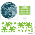 Kids Wall stickers Moon Glow In The Dark Room 435PCS Stickers Luminous