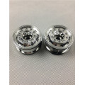 1/14 Truck Use Plastic Electroplate Hub Circular Hole Front Wheel Use for TAMIYA Actros 3363 DIY upgrade RC Tractor Truck