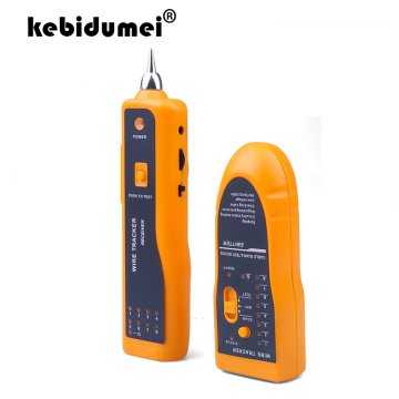 kebidumei For UTP STP Cat5 Cat6 RJ45 Line Finder Telephone Wire Tracker Tracer Diagnose Tone Tool Kit LAN Network Cable Tester