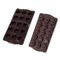 15 Hole Cake Mold - Oval Gold Ingot-Shaped Chocolate Silicone Mold - High Temperature Resistance Jelly Hard Candy