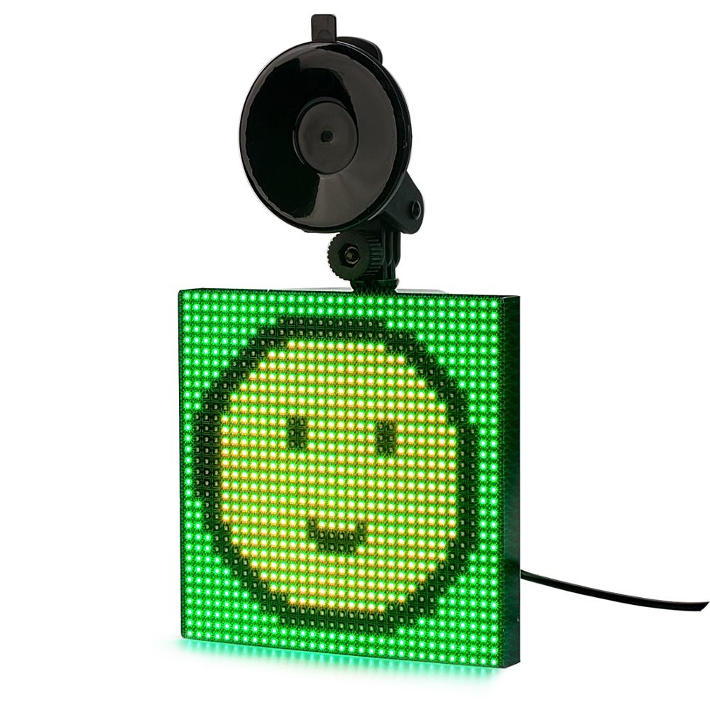 12V Bluetooth CAR led Sign Mood Animation APP Control RGB Programmable Scrolling Message LED Display Board Dropshipping