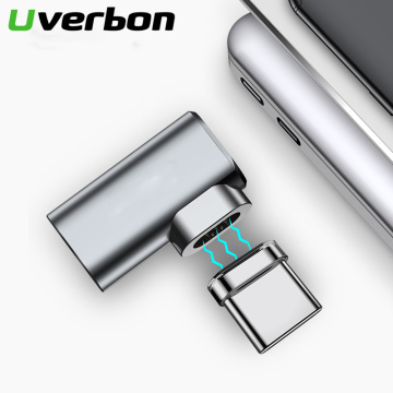 87W 4.3A Magnetic USB C Adapter for MacBook Pro 90 Elbow USB Type C Charge Connector for Samsung USB Adapter USB C Charger