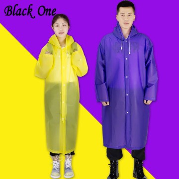 Women Rainwear Men Rain Coat Transparent Raincoat NOT Disposable Waterproof Hooded Rain Cover impermeable Suit for fishing