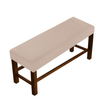 Slipcover Furniture Protective Elastic Bench Cover Dining Room Stretchy Bedroom Washable Stylish Long Full Coverage Home Chair