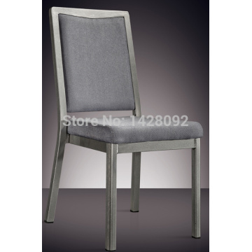 silver grey painted aluminum hotel chair LQ-L7841