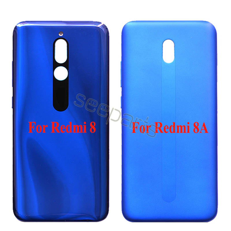 New Original For Xiaomi Redmi 8 8a Battery Cover Back Glass Panel Rear Housing case For Redmi 8 8a Back battery Cover door