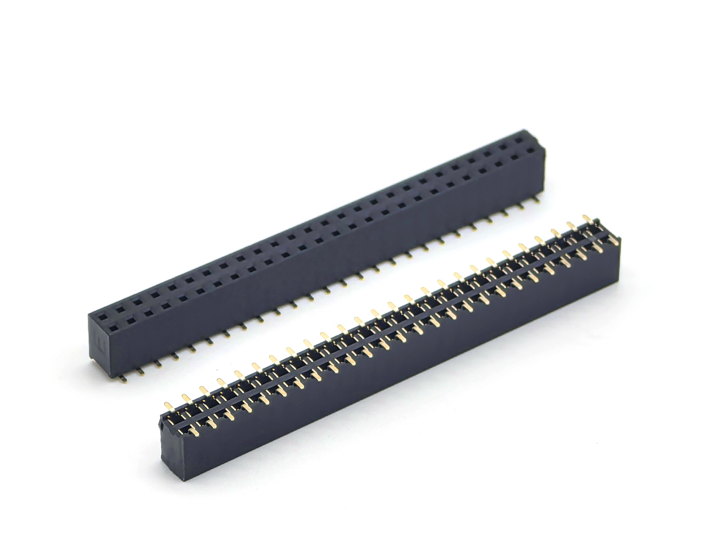 2.54mm Pitch Female Header Connector Dual Row SMT H:8.5mm  U-Type 2*26P