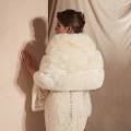 Ivory Wedding Cape Faux Fur High Quality Bridal Bolero 2020 Warm Winter Jacket Women Shrug Fur Shawl Coat 100% Real Photos