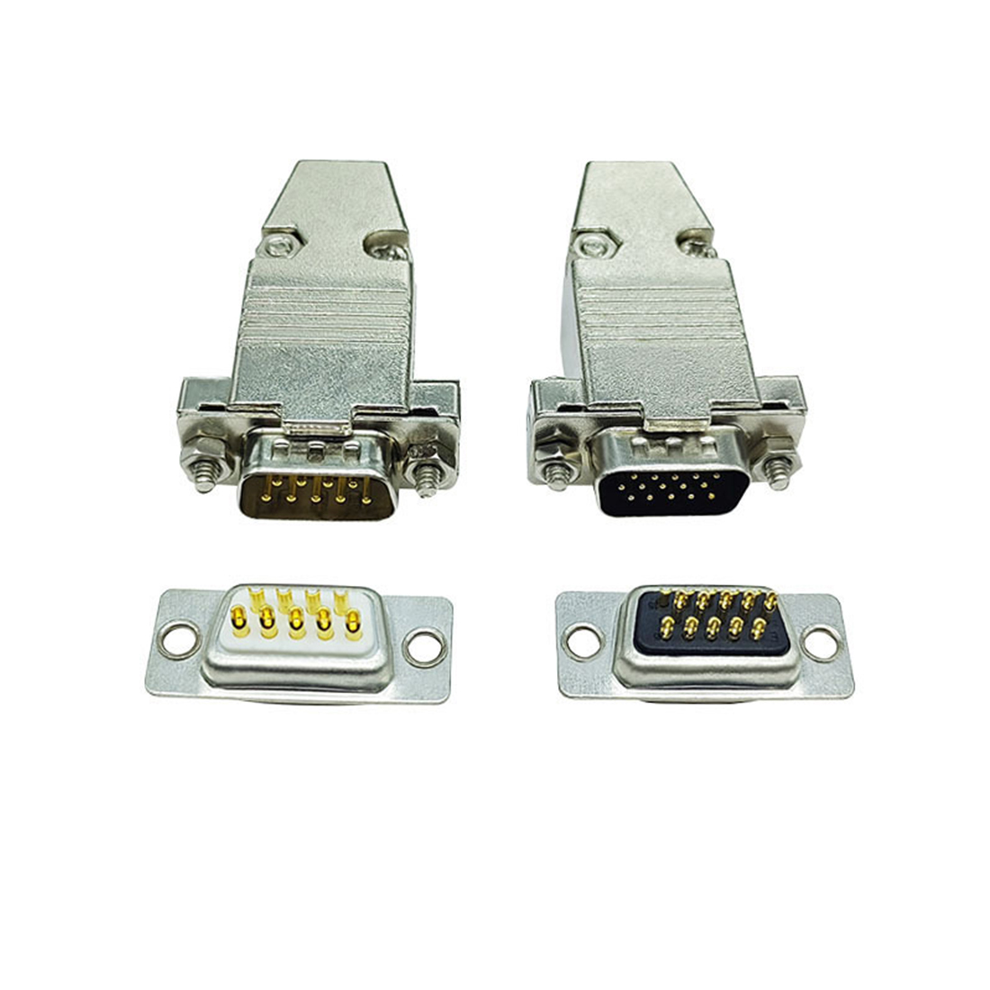 9 pin d-sub metal hood 2