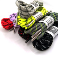 1-12 Pairs Black and Red Men Outdoor Sports Round Shoelaces Shoes Laces Boots Athletic Unisex Rope Athletic Metal Head Shoelaces