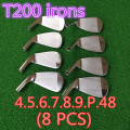 T-200 Golf Clubs Irons Set T200 Clubs Irons Set 4-9P/48 Regular/Stiff Steel/Graphite Shafts Headcovers DHL Free Shipping