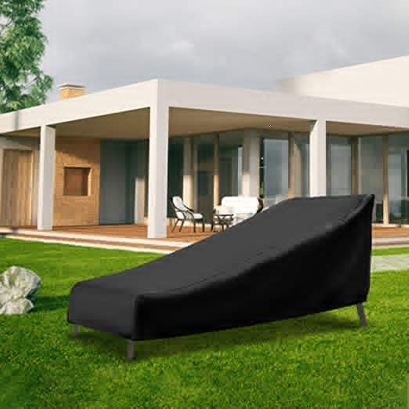 Dust Chair Cover Sun Lounger Garden Recliner Deck Protective Cover Outdoor furniture cover 208*76*41-79cm 82"*30"*16"-31"