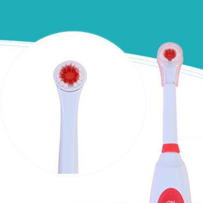 Rotary Automatic Oral Hygiene Electric Toothbrush Heads Set Battery Operated