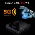 TV Box android 10 4G 64GB 6K 2020 Android TV Box H96 MAX H616 Smart TV Box Google Voice Set Top Box 2.4G 5.8G WIFI