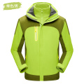 Outdoor Soft Shell Fleece Men And Women Windproof Waterproof Breathable Warm Three-In-One Coat Leather Jacket