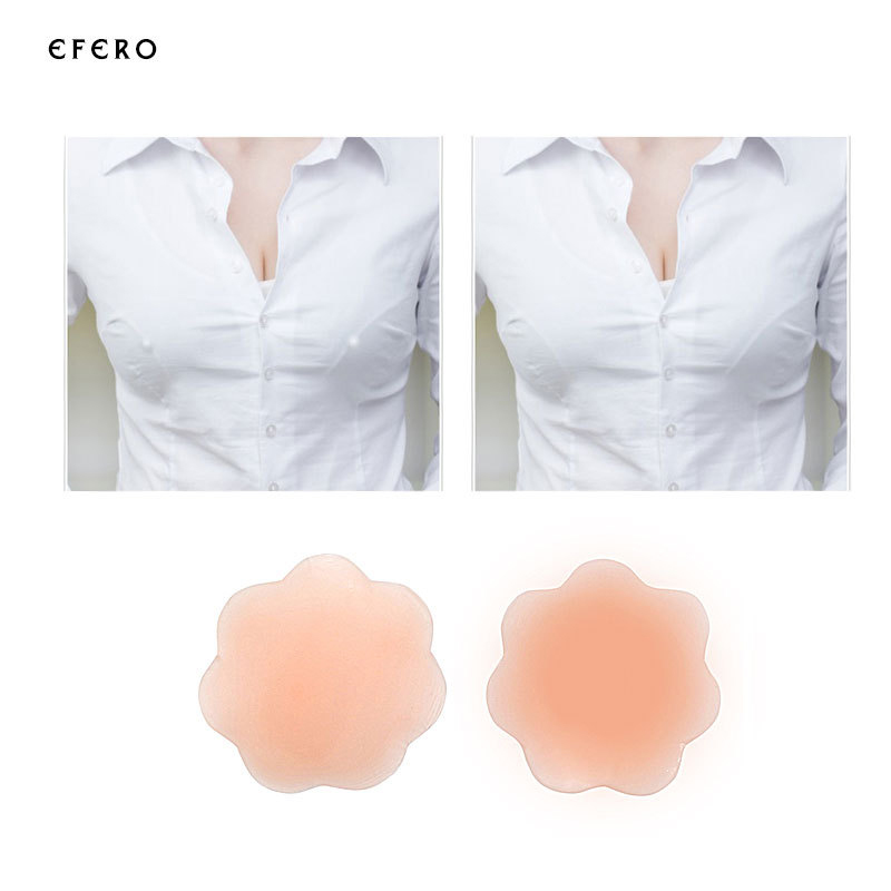Sexy Nipple Cover Breast Pasties Reusable Silicone For Women's Intimates Accessories Invisible Bras Petal Adhesive Strapless