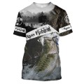 2020 New summer Men T Shirt Fishing Large Size 3d Print Leisure Round Collar Tee Shirts Popular Outdoor sports T-shirt