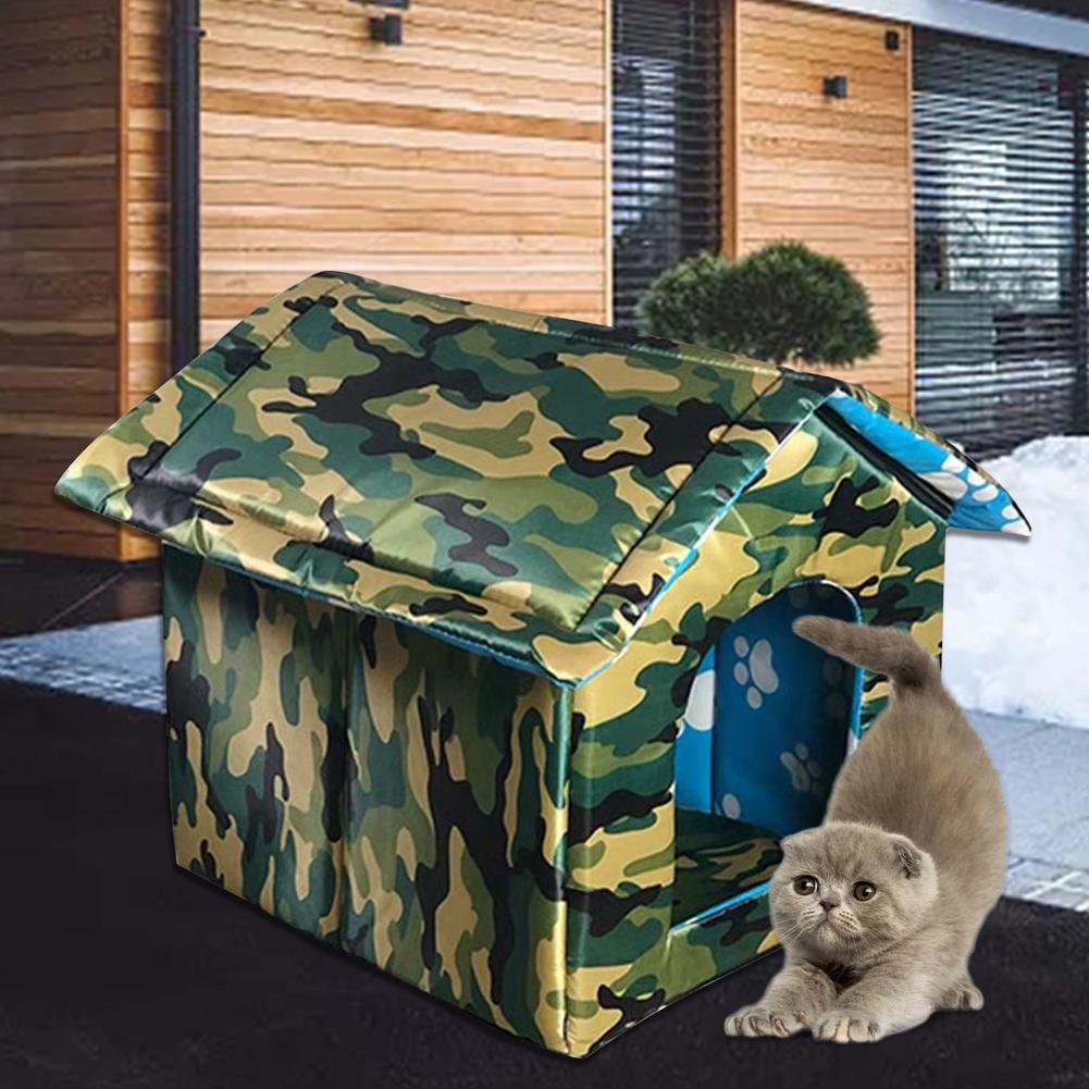 Outdoor Pet House Waterproof Thickened Cat Nest Tent Cabin Pet Bed Tent Cat Kennel Portable Travel Nest Pet Carrier Wholesale