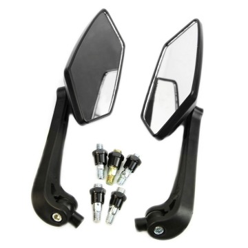Universal Scooter Rearview Mirrors Pair Moped ATV Motorcycle Backup Mirror