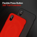 Antifouling Liquid Silicone Phone Case for iPhone X cover