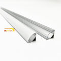 Smarstar 50cm V shape corner aluminum profile milky clear cover 0.5m aluminum channel for LED strip light LED bar Light #4
