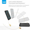 H20 Mini Wireless Keyboard Backlight Touchpad Air Mouse IR Leaning Remote Control for Andorid Box Smart TV Windows PK H18 Plus