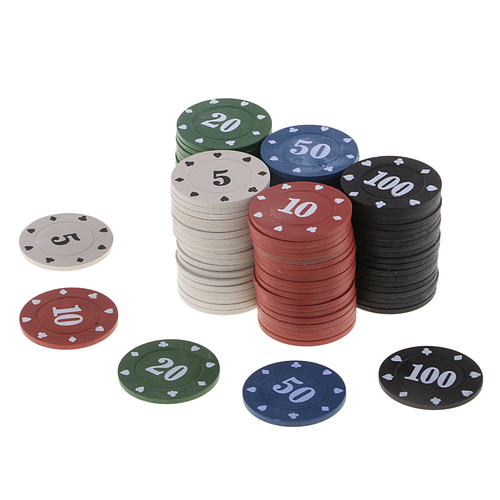 Texas Poker Chips Casino Coins Pokers Tokens for Club Gambling Accessories