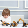 High simulation Alloy Toy 1:50 Scale Excavator dumper truck Wheel Loader Collections Metals Engineering vehicle set Boys Present