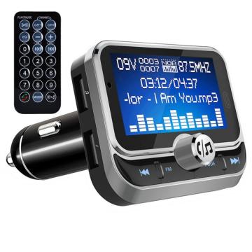 Creative Cost-effective Car FM Transmitter With Remote Control LCD Bluetooth MP3 Player Dual USB Car FM zender Modulator