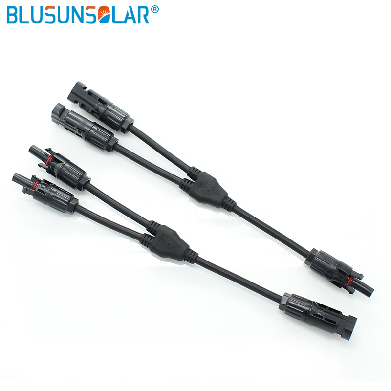 50 Pairs High Preformance TUV Standard Solar Branch Y Solar Cable Connectors Female & Male for PV Modules Connection LJ0154