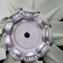 Axial fan blades for air compressor