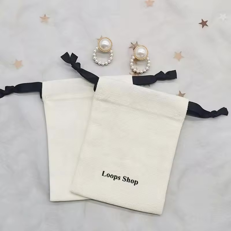 Personalised Canvas Drawstring Bag
