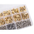 750Pcs/set M2 M2.5 M3 Brass Studs Pillars Standoff Spacers Screw Isolation Spacing Screws Kit HW039