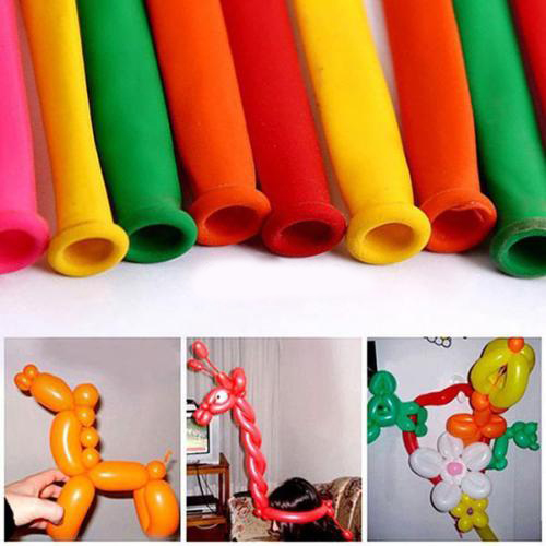 200PCS/bag Magic Mixed Color Balloons Long Animal Twist Kids Toy Latex Making Balloon Wedding Birthday Party Decoration Dropship