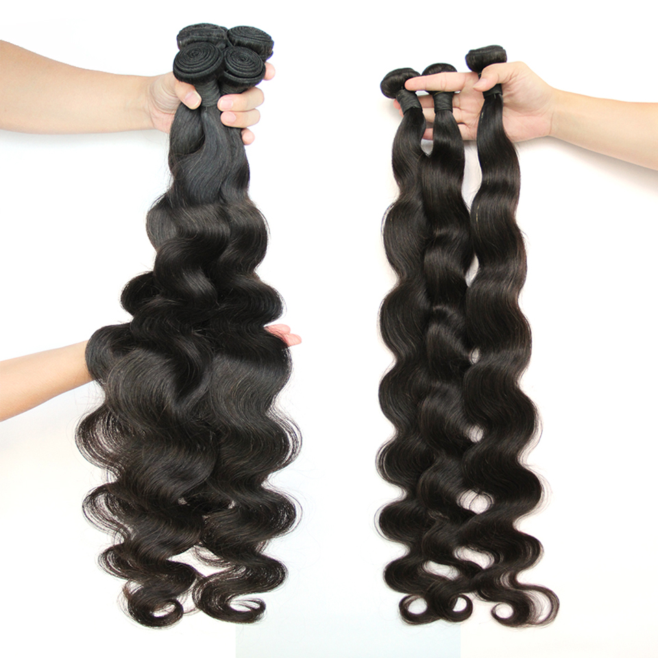 30 32 34 36 38 40 Inch Body Wave Bundles Brazilian Hair Weave Bundles 1/3/4PCS hoho 100% Human Hair Bundles Remy Hair Extensions