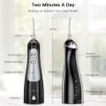 Water Flosser Cordless Teeth Cleaner 6 Modes 3 Jets Finestep Portable Dental Oral Irrigator IPX7 Travel Home Braces and Bridges