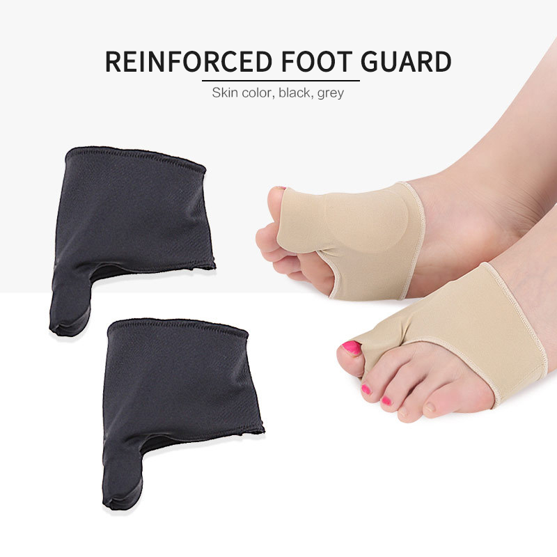 2Pcs Toe Separator Valgus Bunion Corrector Orthotics Feet Bone Thumb Adjuster Correction Pedicure Sock Straightener TSLM1