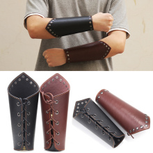 1 Piece Fitness Gym Sport Wrist Wrap Bandage Hand Support Wristband Leather Arm Leather Armor Studs Wristband Bracer Support