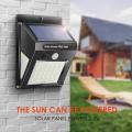 4PCS 30/40 LEDs Outdoor Solar Light PIR Motion Sensor Solar Wall Lamp Waterproof Energy Saving Emergency Garden Yard Lights